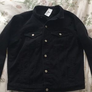 BLACK DENIM JACKET